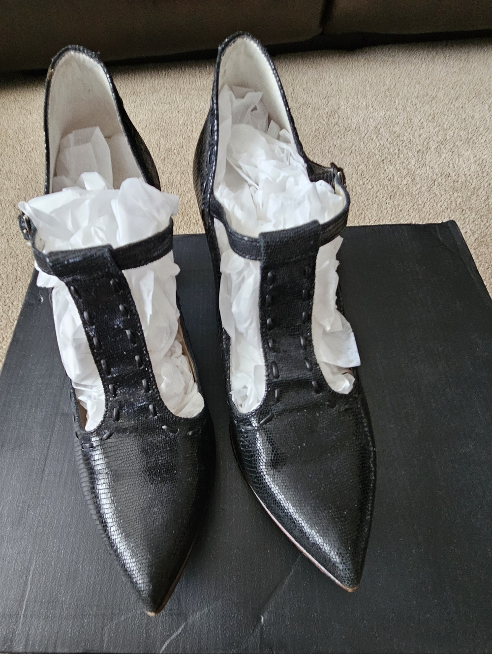 John Fluevog Coffee Tenango Heels